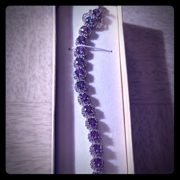 Amethyst Tennis Bracelet - Picture 1 of 2